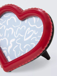 John Lewis Archive Heart Photo Frame, Red - thumbnail 2