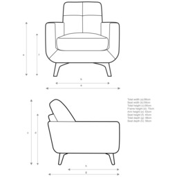John Lewis Barbican Leather Armchair, Light Leg, Demetra Light Tan - thumbnail 2