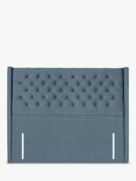 John Lewis Margot Winged Full Depth Upholstered Headboard, Super King Size - thumbnail 1