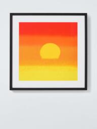 John Lewis Andy Warhol 'Sunset (Orange and Yellow), 1972' Framed Print & Mount, 52.5 x 52.5cm