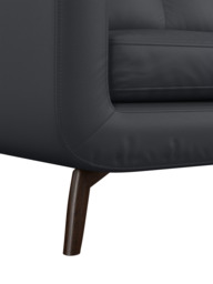 John Lewis Barbican Small 2 Seater Leather Sofa, Dark Leg - thumbnail 6
