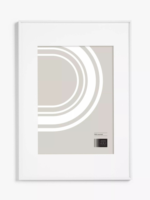 John Lewis Aluminium Photo Frame, A2 with A3 Mount - image 1