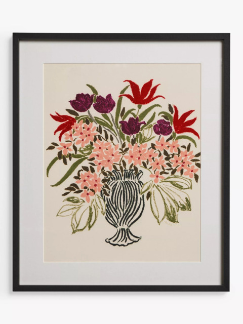 John Lewis La Poire 'Early Summer' Framed Print & Mount, 62 x 52cm, Pink/Multi - image 1