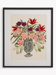 John Lewis La Poire 'Early Summer' Framed Print & Mount, 62 x 52cm, Pink/Multi