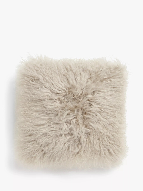 John Lewis Mongolian Sheepskin Cushion - image 1