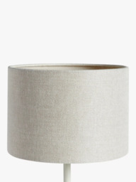 John Lewis Sophia Pure Linen Drum Lampshade - thumbnail 3