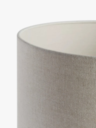 John Lewis Sophia Pure Linen Drum Lampshade - thumbnail 4