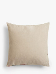 Morris & Co. Velvet Fruit Cushion, Indigo / Slate - thumbnail 2