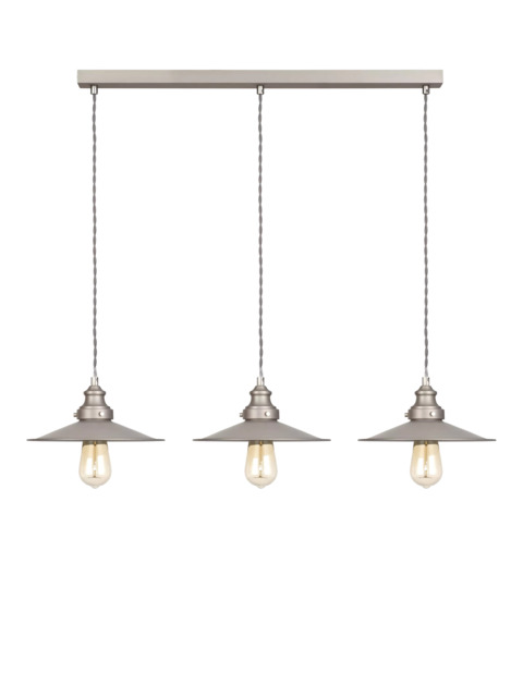 John Lewis Tobias 3 Light Over Diner Bar Ceiling Light - image 1