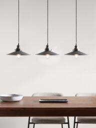 John Lewis Tobias 3 Light Over Diner Bar Ceiling Light - thumbnail 2