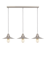 John Lewis Tobias 3 Light Over Diner Bar Ceiling Light - thumbnail 1