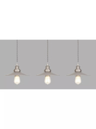 John Lewis Tobias 3 Light Over Diner Bar Ceiling Light - thumbnail 5