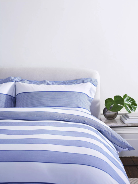 Jasper Conran London Pinstripe Jacquard Duvet Cover Set - image 1