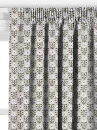 John Lewis Aria Floral Print Made to Measure Curtains or Roman Blind, Natural - thumbnail 2