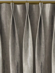 Clarke & Clarke Effetto Made to Measure Curtains or Roman Blind, Charcoal - thumbnail 4