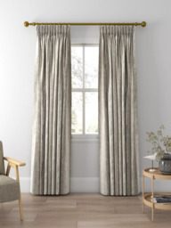 Clarke & Clarke Effetto Made to Measure Curtains or Roman Blind, Charcoal - thumbnail 3