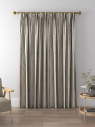 Clarke & Clarke Effetto Made to Measure Curtains or Roman Blind, Charcoal - thumbnail 5