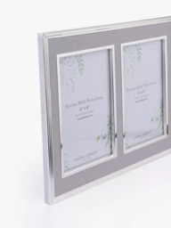 "Laura Ashley Harrison Triple Photo Frame, 4 x 6"" (10 x 15cm)" - thumbnail 3