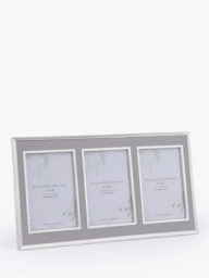 "Laura Ashley Harrison Triple Photo Frame, 4 x 6"" (10 x 15cm)" - thumbnail 2