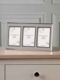 "Laura Ashley Harrison Triple Photo Frame, 4 x 6"" (10 x 15cm)" - thumbnail 1