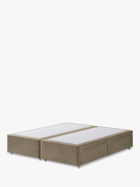 Hypnos Pocket Sprung Upholstered 4 Drawer Divan Base, Super King Size - image 1