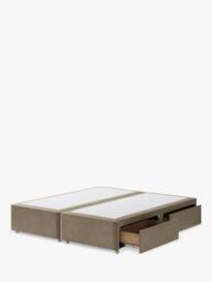 Hypnos Pocket Sprung Upholstered 4 Drawer Divan Base, Super King Size - thumbnail 2