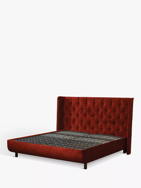 TEMPUR® Arc™ Static Disc Luxury Upholstered Bed Frame, Super King Size - image 1