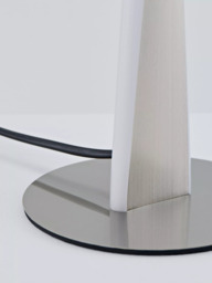 John Lewis Twist LED Table Lamp, Brushed Chrome - thumbnail 4