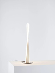 John Lewis Twist LED Table Lamp, Brushed Chrome - thumbnail 1