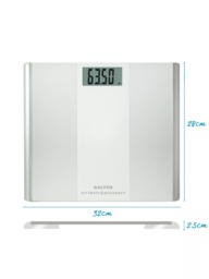 Salter Ultimate Accuracy Digital Bathroom Scale, Glass - thumbnail 1