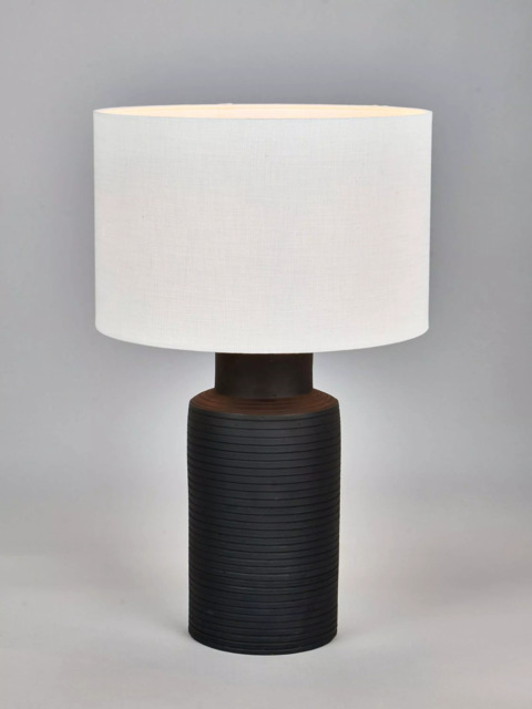 Pacific Sierra Terracotta Table Lamp, Black - image 1