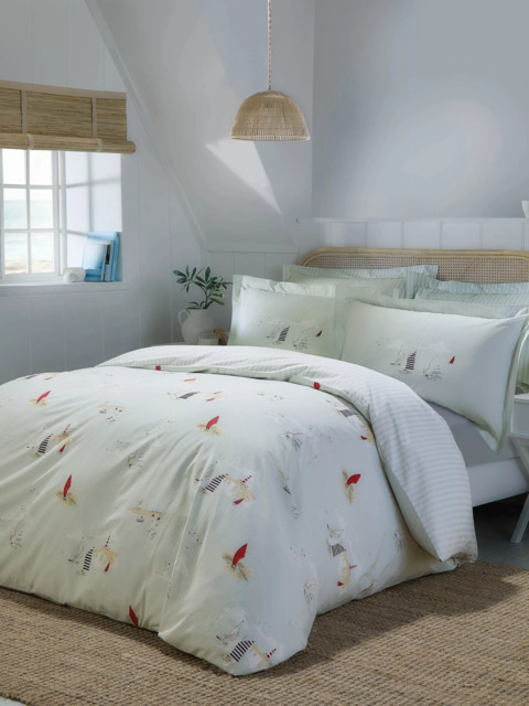 Sophie Allport Coastal Boats Duvet Cover Set - image 1