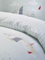 Sophie Allport Coastal Boats Duvet Cover Set - thumbnail 3
