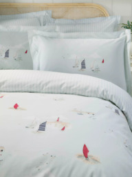 Sophie Allport Coastal Boats Duvet Cover Set - thumbnail 2
