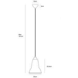 Anglepoise 1227 Midi Ceiling Light - thumbnail 5