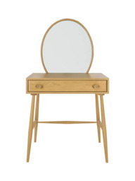 ercol for John Lewis Hambledon Dressing Table & Mirror, Oak - thumbnail 2
