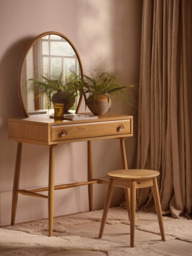 ercol for John Lewis Hambledon Dressing Table & Mirror, Oak - thumbnail 4