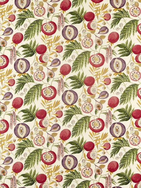 Sanderson Jackfruit Made to Measure Curtains or Roman Blind, Fig - image 1