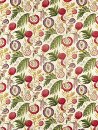 Sanderson Jackfruit Made to Measure Curtains or Roman Blind, Fig - thumbnail 1