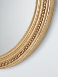 John Lewis Vintage French Oval Wall Mirror, 50 x 70cm, Antique Gold - thumbnail 2