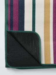 John Lewis Modern Rustic Stripe Extra Large Picnic Rug, Multi - thumbnail 2