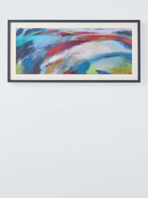 John Lewis Karen Birchwood 'Colour Storm 3' Framed Print & Mount, 48 x 102cm, Multi - image 1