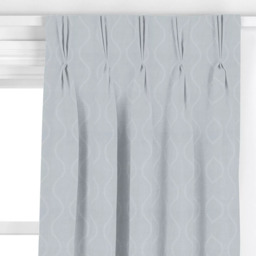 John Lewis Chattis Embroidery Made to Measure Curtains or Roman Blind, Grey - thumbnail 6