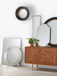 John Lewis Ivey Rectangular Mirror, 107 x 31cm - thumbnail 6