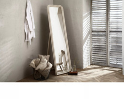 John Lewis Distressed Cheval Mirror, 170 x 50cm, Cream - thumbnail 5