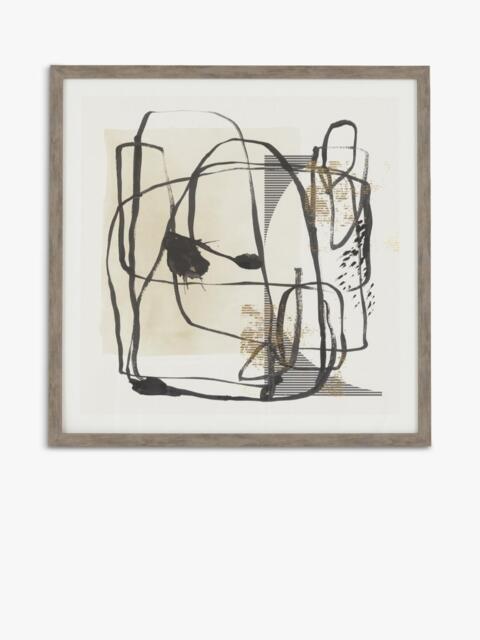 Gallery Direct Abstract Framed Print, 80 x 80cm, Black/Multi - image 1