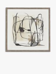 Gallery Direct Abstract Framed Print, 80 x 80cm, Black/Multi