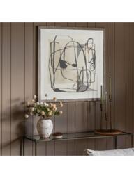 Gallery Direct Abstract Framed Print, 80 x 80cm, Black/Multi - thumbnail 2