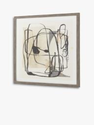 Gallery Direct Abstract Framed Print, 80 x 80cm, Black/Multi - thumbnail 6