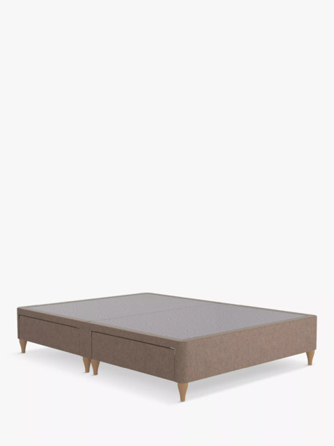 Sealy Posturepedic Exquisite 4 Drawer Divan Base, Natural Legs, Super King Size - image 1
